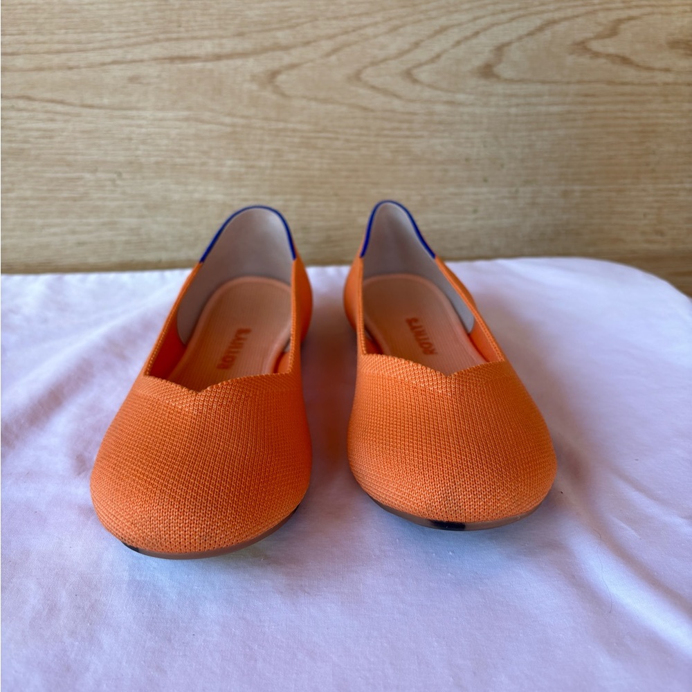 Rothy's Orange Slip-On Flats